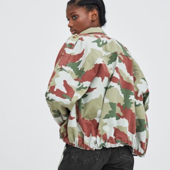 NEW - Zara Trf Camouflage Jacket - Size S - Picture 3 of 13